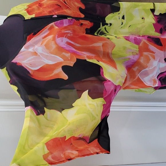 Multi colored custom sheer tunic. - Picture 4 of 4